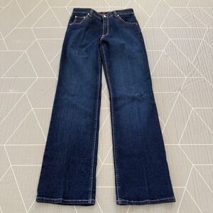 Women's Boot Cut Jeans - Dark Blue